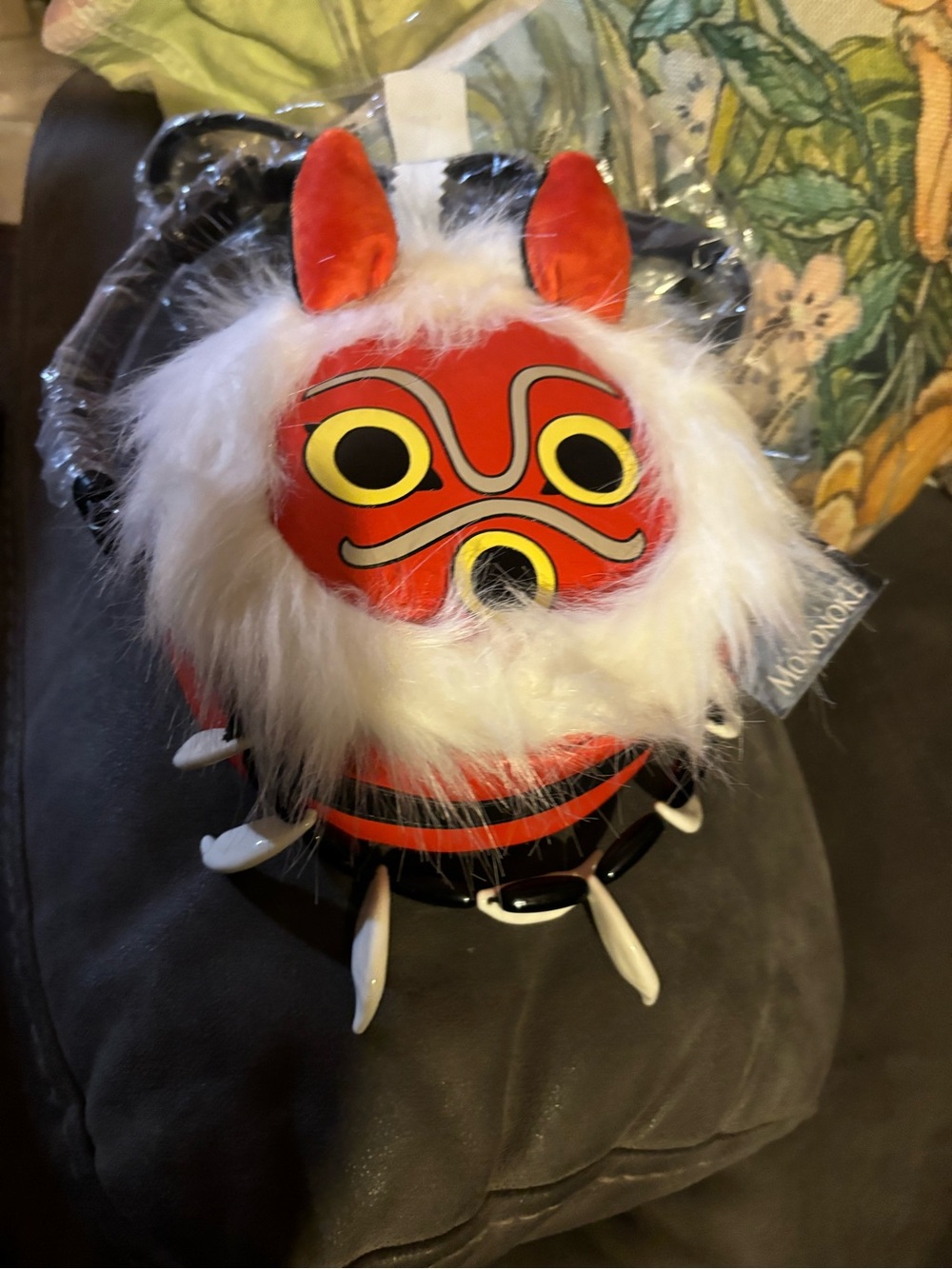 Studio Ghibli Princess Mononoke San's Mask Figural Crossbody Bag